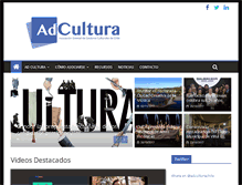 Tablet Screenshot of adcultura.cl